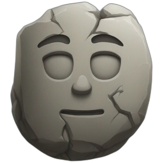 Stone emoji