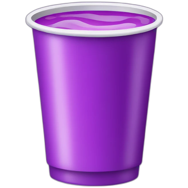 Double cup of purple drink emoji