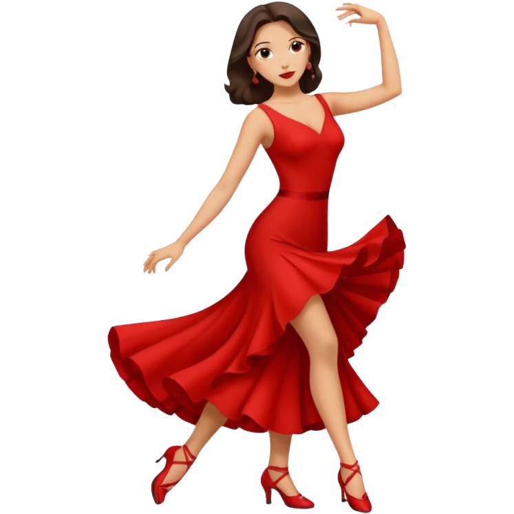 tango dancing woman emoji emoji