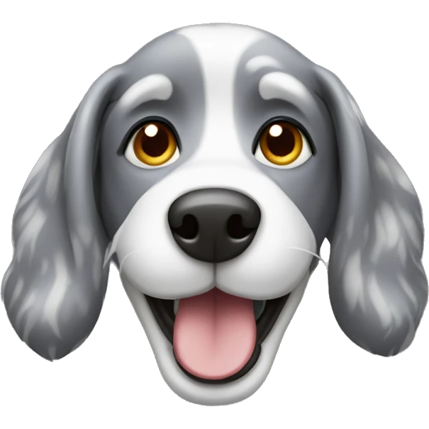 Dapple dog emoji