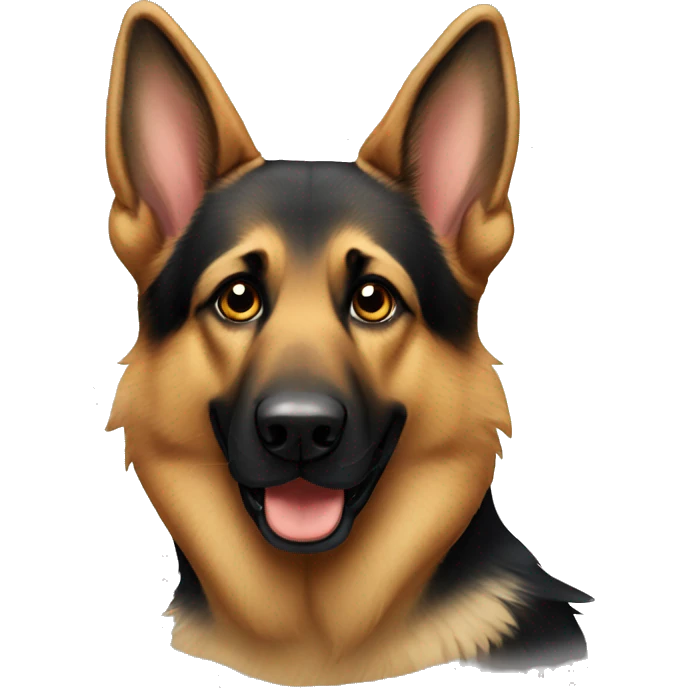 German shepherd  emoji