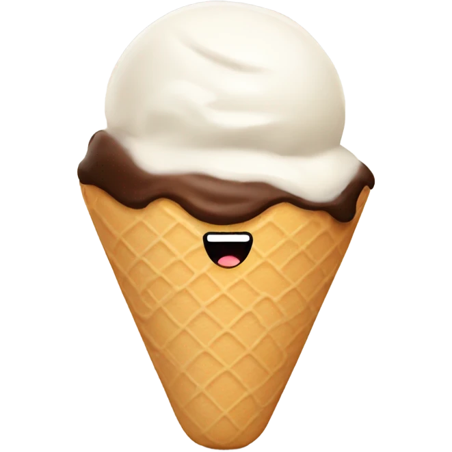 Ice cream scoop emoji