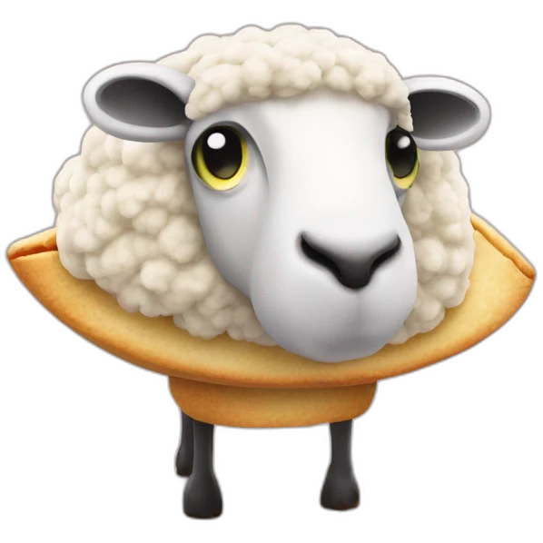 fortune cookie ufo sheep emoji