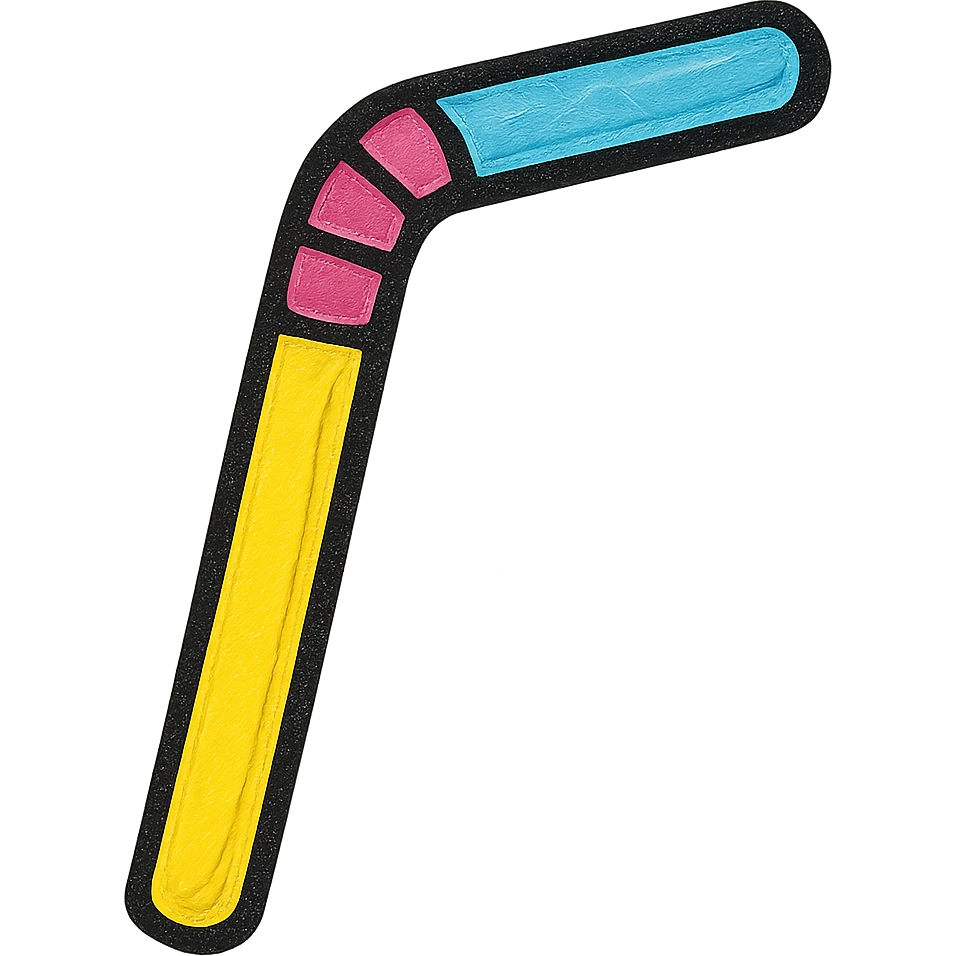 a single bendy straw with a long tip, colorful, isolated emoji
