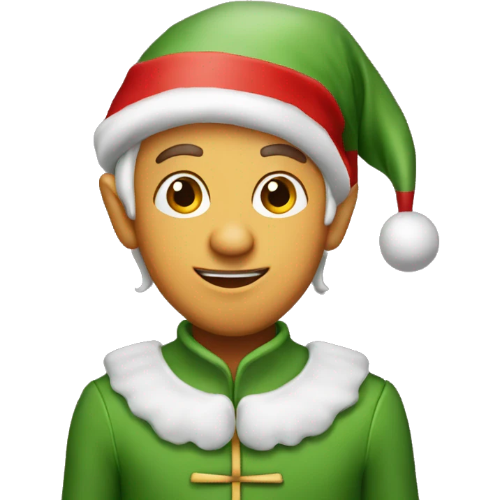 Christmas elf emoji