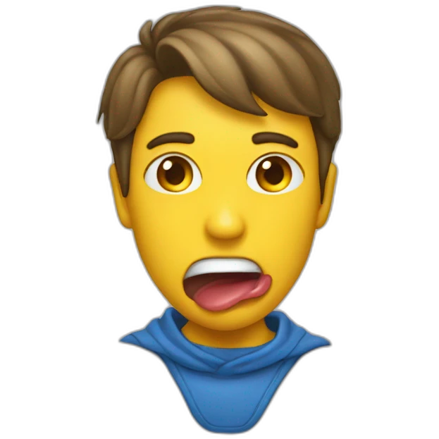 ignoreruleblushed tongue yellow emoji face emoji