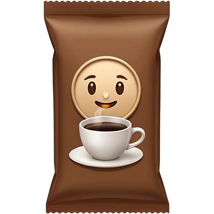 rectangular coffee sachet emoji