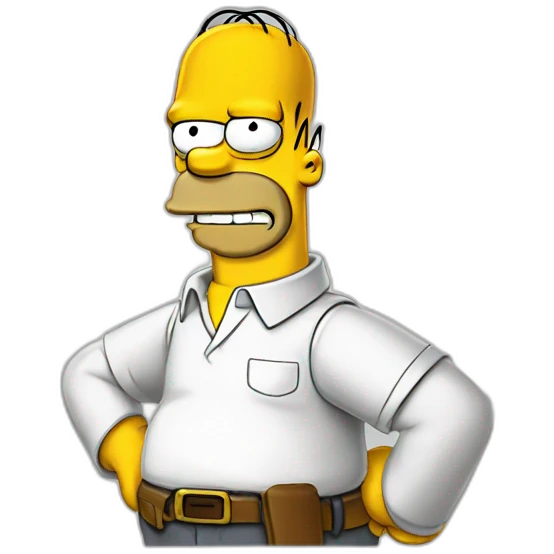 Homer simpson choses emoji