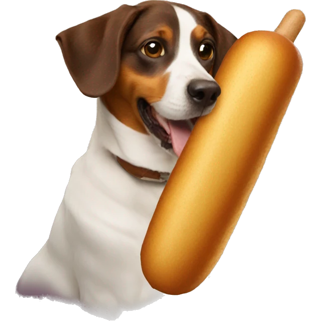 Corn dog emoji