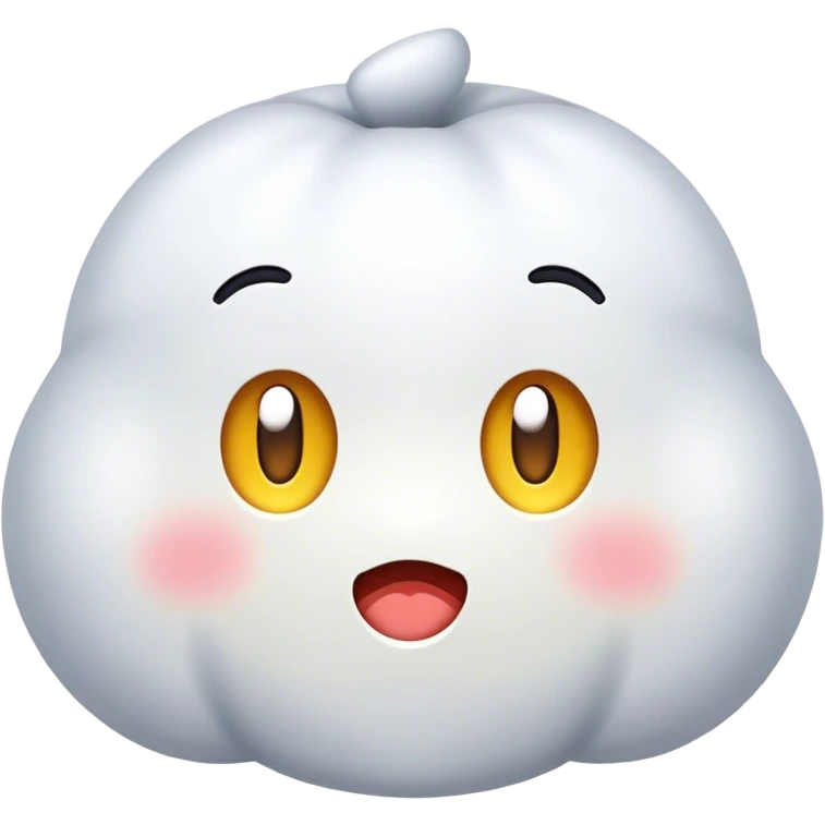 연한 핑크색 사과 emoji