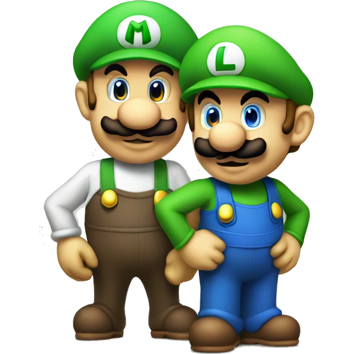 Mario and Luigi  emoji