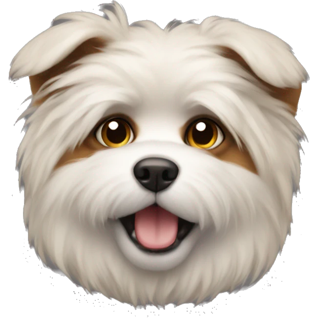Dog fluffy emoji