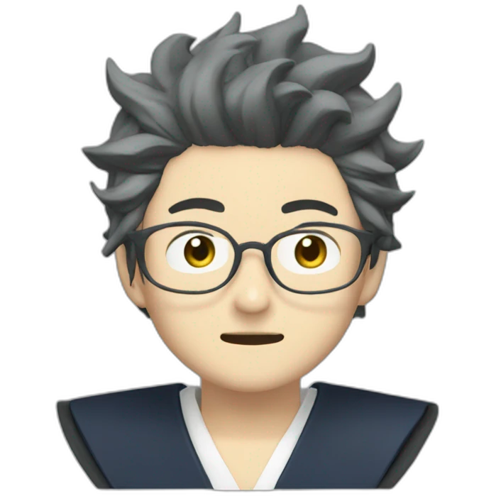 Satoru gojo using infinite voide emoji