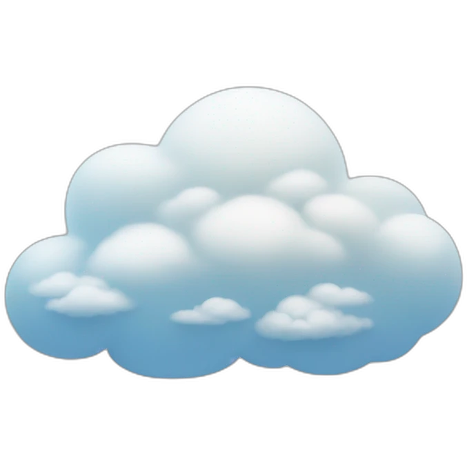 Cloud emoji