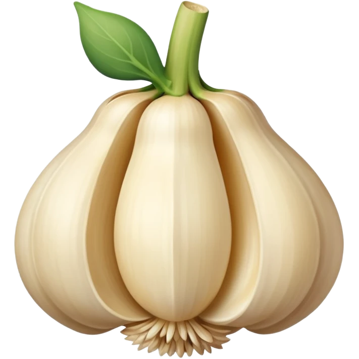 peeled garlic clove emoji