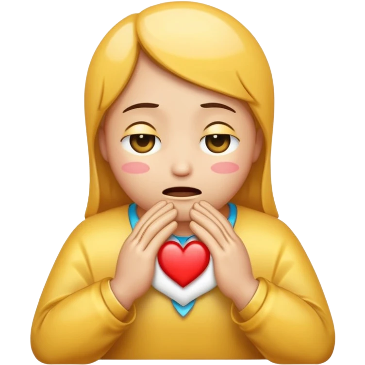 Emoji that is crying with praying hands and Heart eyes emoji