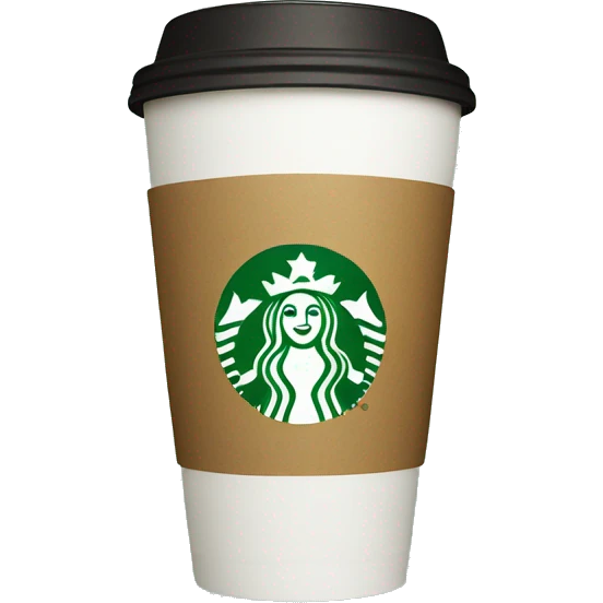 Starbucks cup emoji