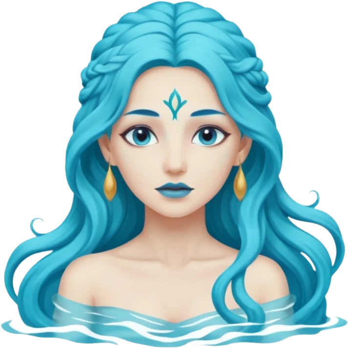 diosa del agua emoji