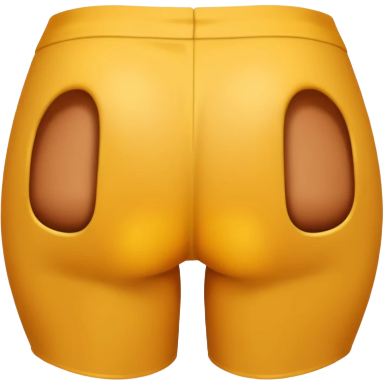 Un emojis content qui se gratte les fesse emoji