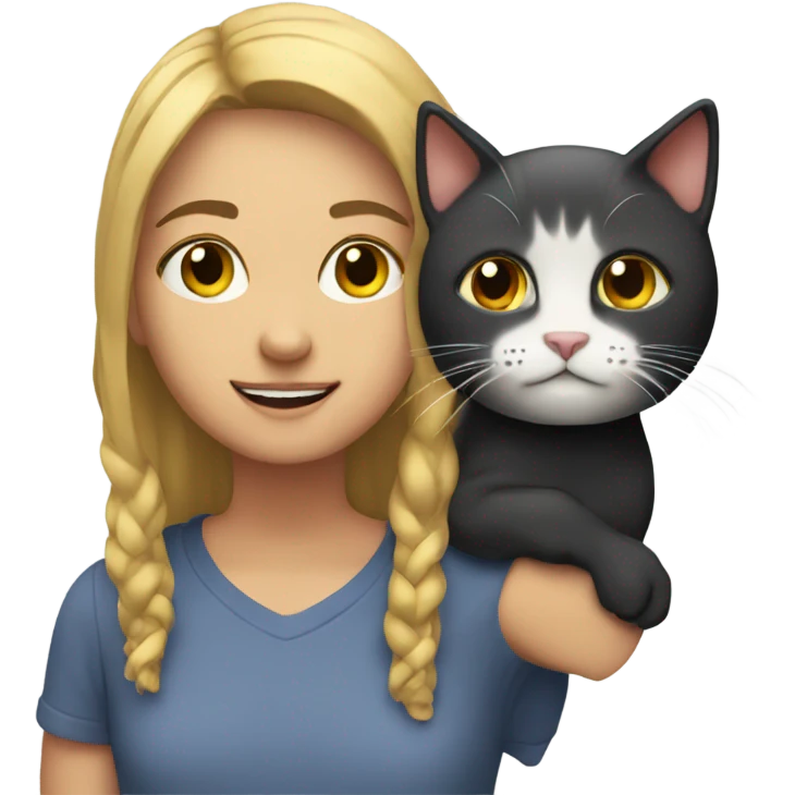 Me and cat emoji