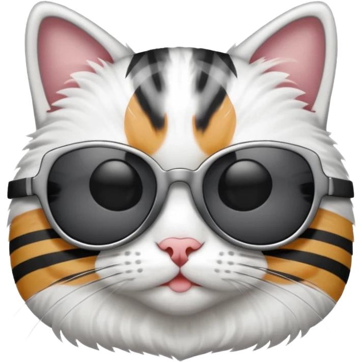 Cat wearing sunglasses emoji