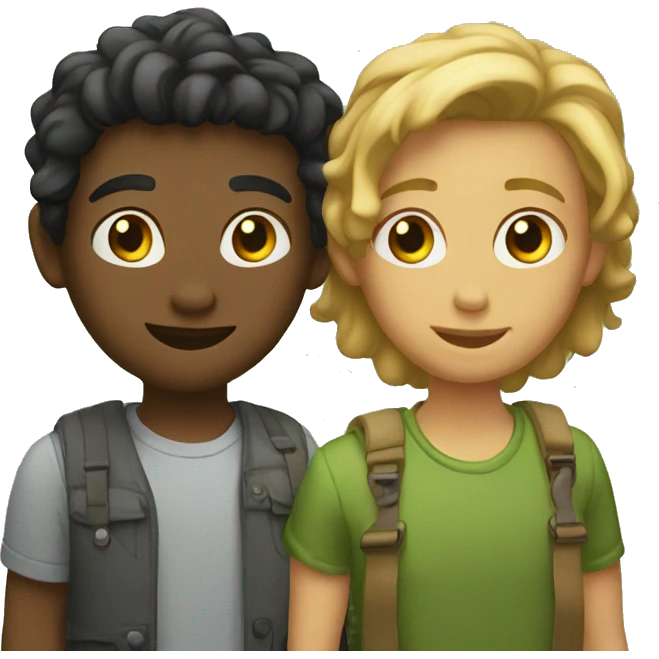two friends emoji