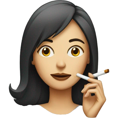 Woman smoking emoji