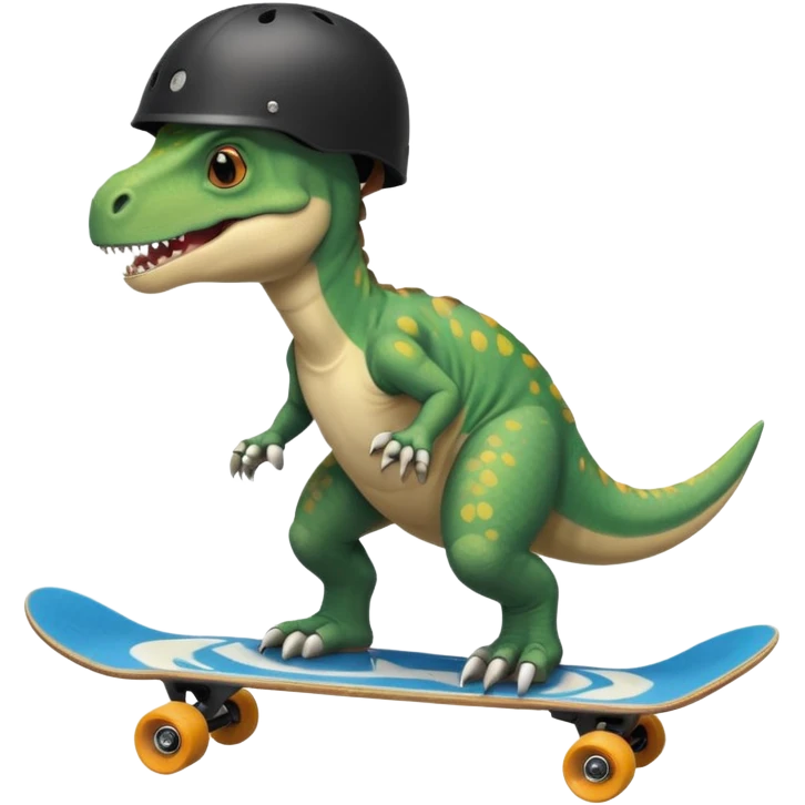NoDinosaur on a skateboard emoji