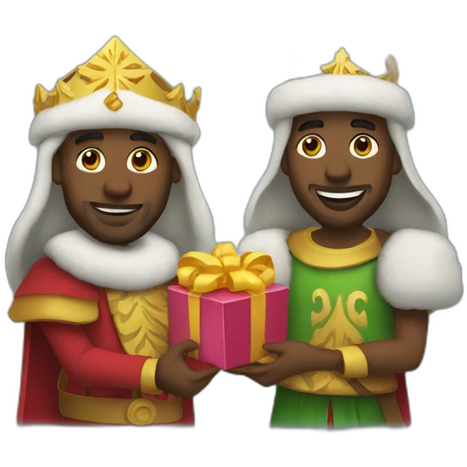 the three kings chritsmas emoji