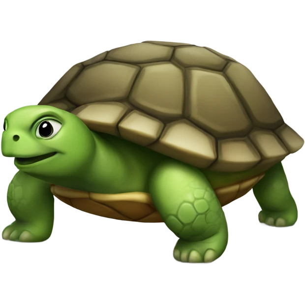 Turtle with a fat booty emoji