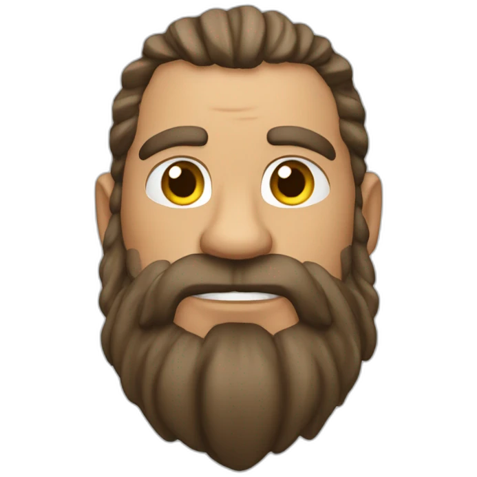 Vikingo calvo emoji
