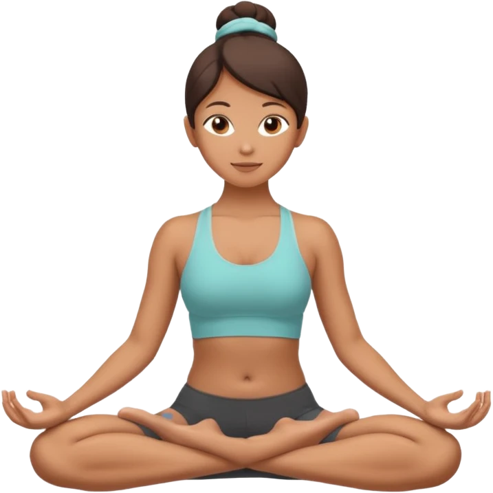 lotus yoga pose emoji