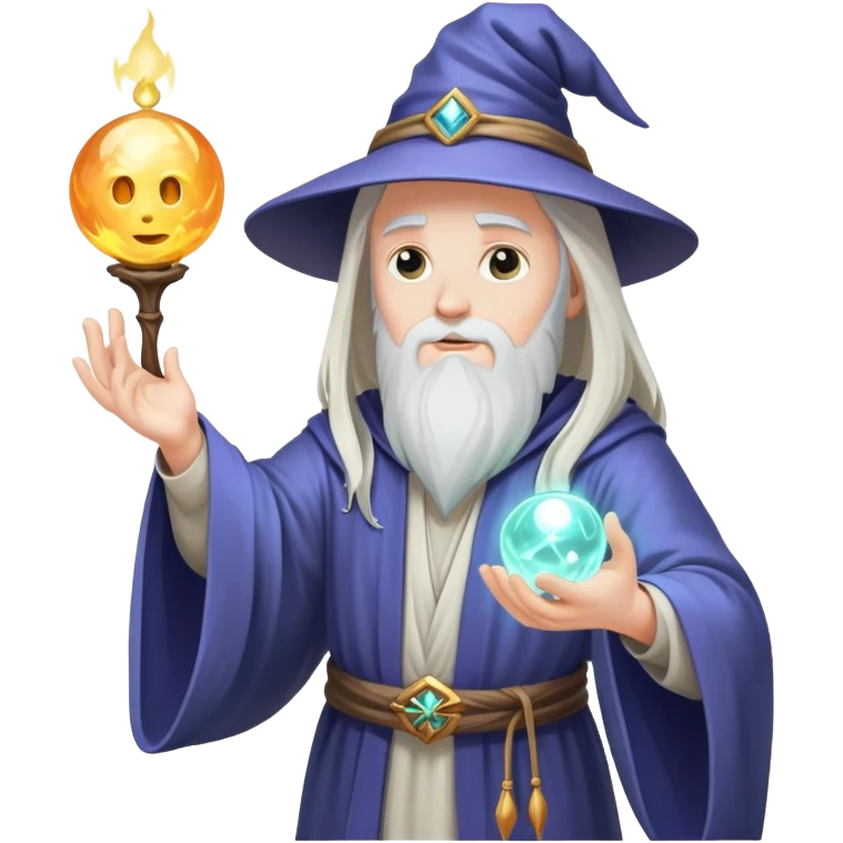 Wizard casting a spell emoji