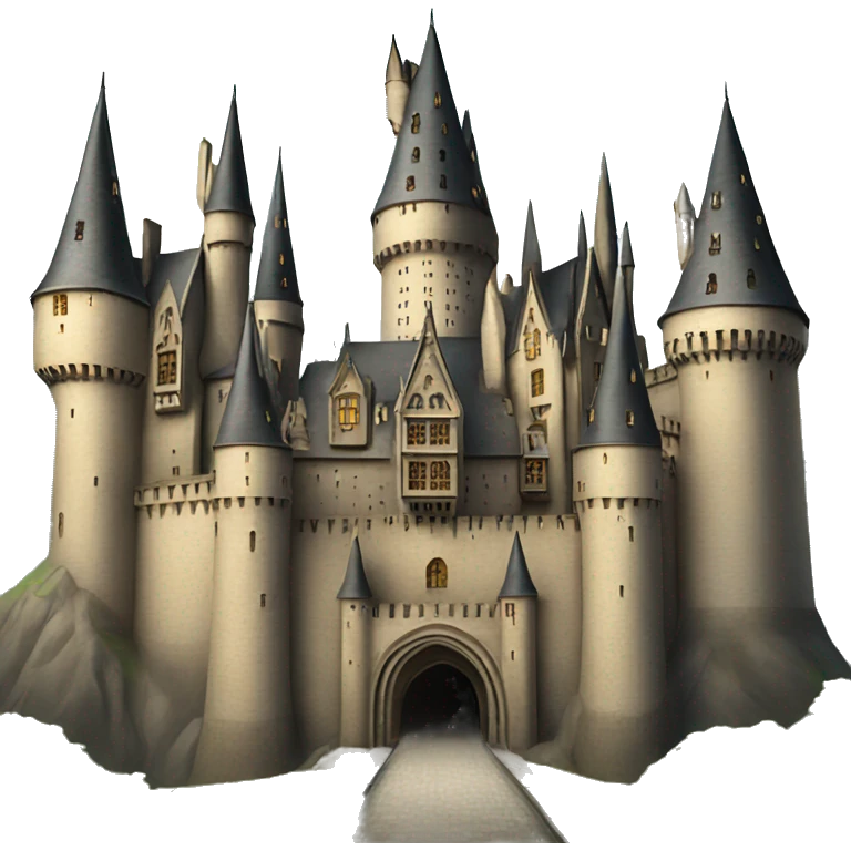 Hogwarts castle emoji