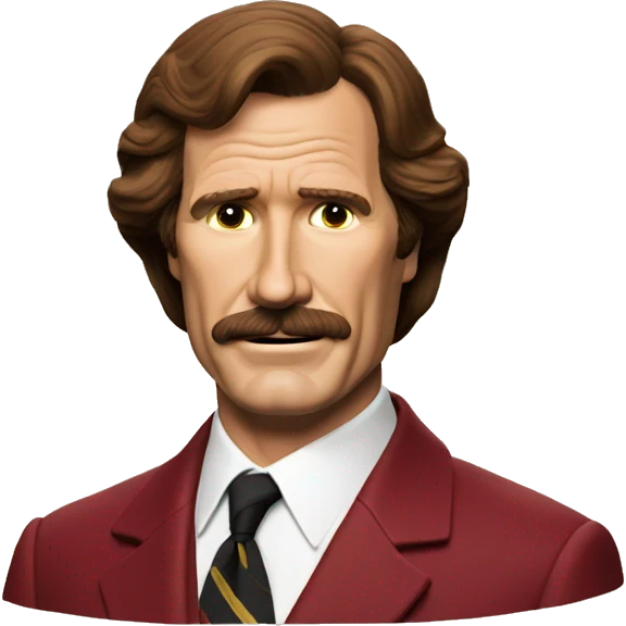 Ron burgundy  emoji