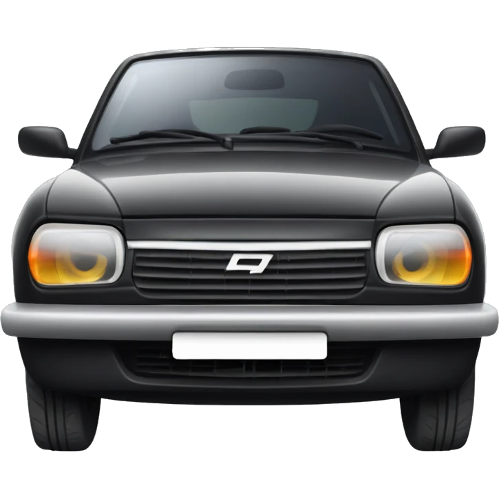 Lada Granta's Black Car emoji