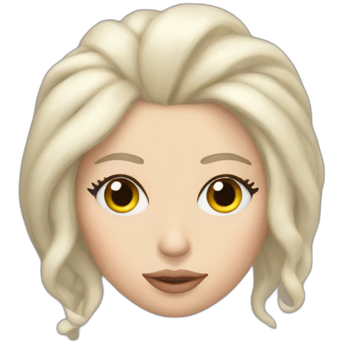 Lady gaga sleep emoji