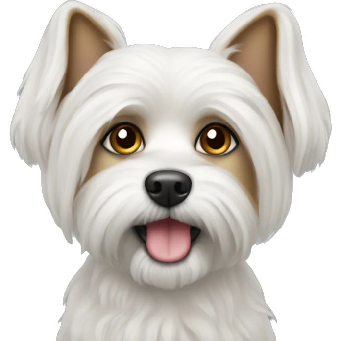 The maltipu dog emoji