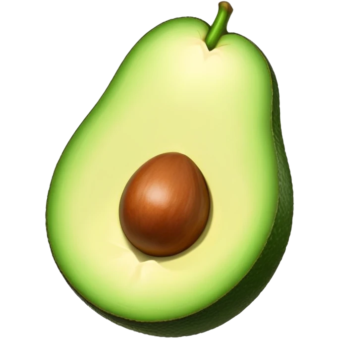 Aguacate con labios grandes  emoji