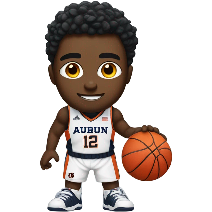 Auburn University basketball player emoji