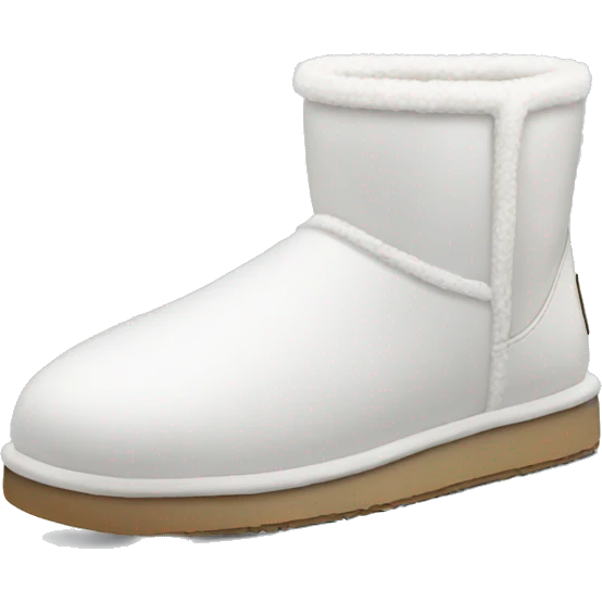 White ugg emoji