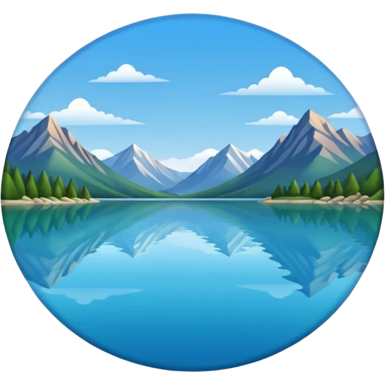 lake landscape emoji