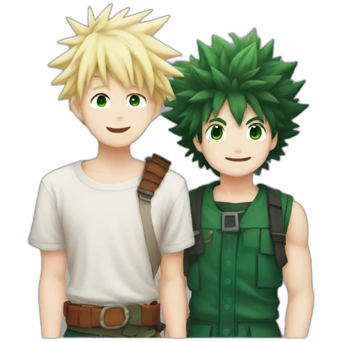 Deku ship and Bakugo emoji