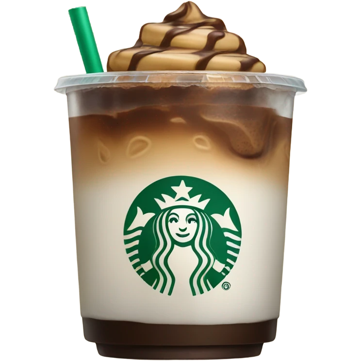 Starbucks iced coffee emoji