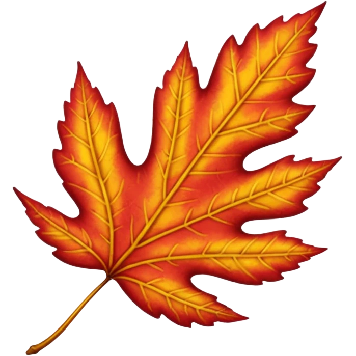 autumn leaf  emoji