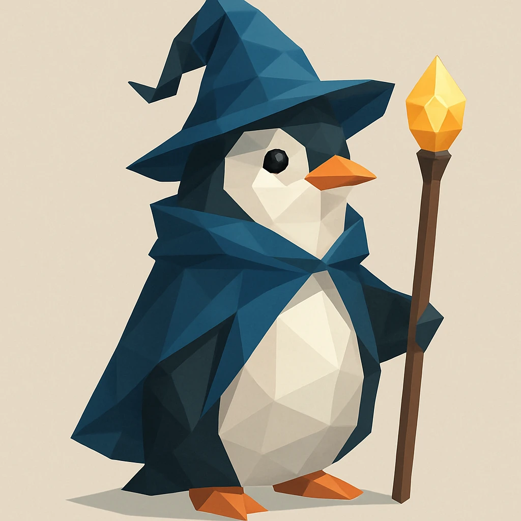 Penguin Wizard 34555132 emoji