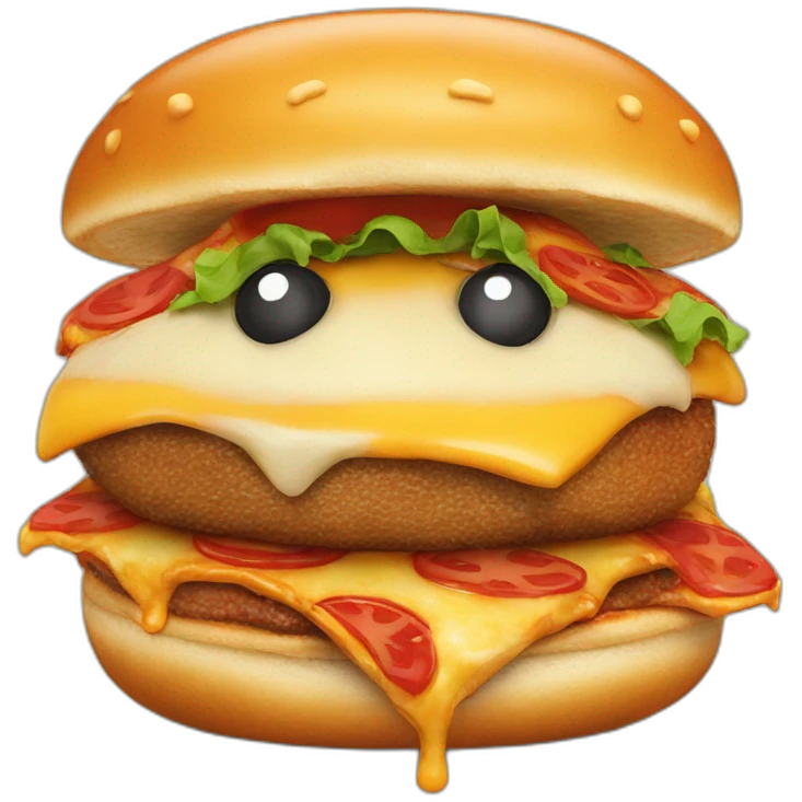 Pizza burger emoji