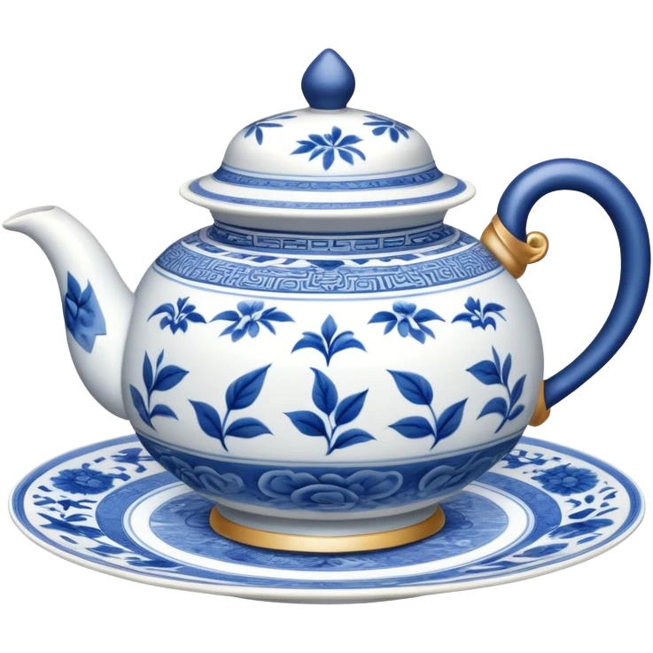 blue chinese tea ceremony emoji