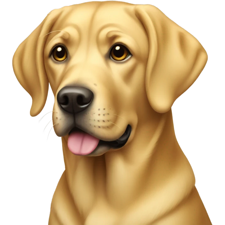 Gold Labrador emoji