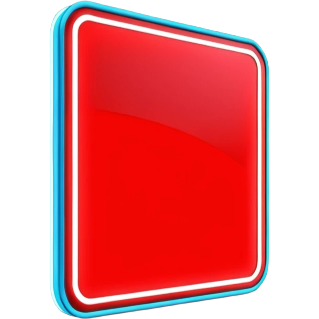 Neon Billboard + red product ad + glow reflection, Street Advertisements. emoji